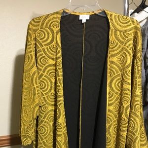 NWT LuLaRoe Lindsay Gold Jacket Wrap